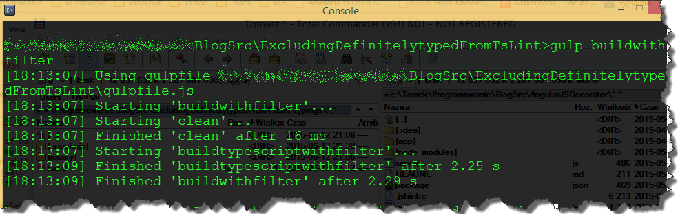 exluding type definitions